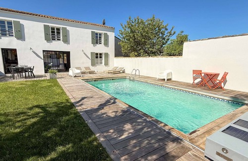Saint-Clement-des-Baleines House | Amazing villa with heated pool and parking
