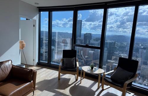 Brisbane Central Business District Apartment | Amazing City &River views 60th level skytower 3 bedrooms&Free parking