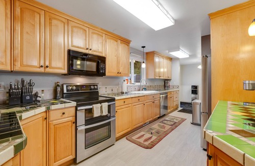 Grapeview House | Amazing family retreat w/game room, firepit, private hot tub, & tranquil views