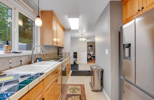 Grapeview House | Amazing family retreat w/game room, firepit, private hot tub, & tranquil views