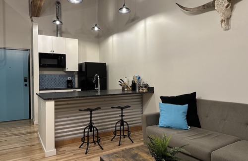 Redmond Apartment | Amazing Industrial Studio Loft Apartment in Downtown Redmond