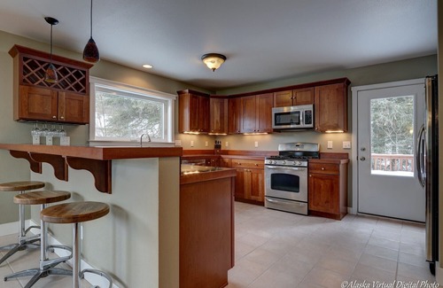 Alyeska House | Amazing location with hot tub and front row views of Mt. Alyeska