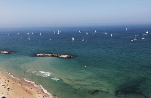 Herzliya Pituach Apartment | Amazing LOFT with SEAVIEW | 18 Stairs ToThe Beach