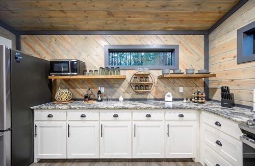 Bethel Cabin | Amazing Outdoor Area: Pool Table, Hot Tub, Close to Attractions!