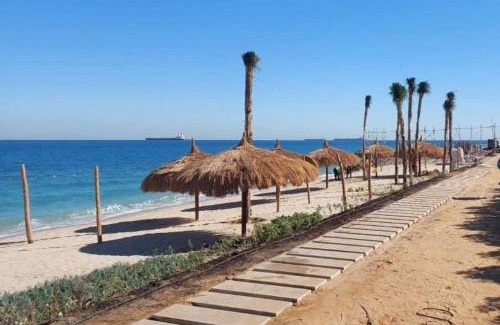 Ataqah Ski Chalet | Amazing panoramic sea view 3-bedroom chalet in IL Monte Galala El Sokhna Families Only