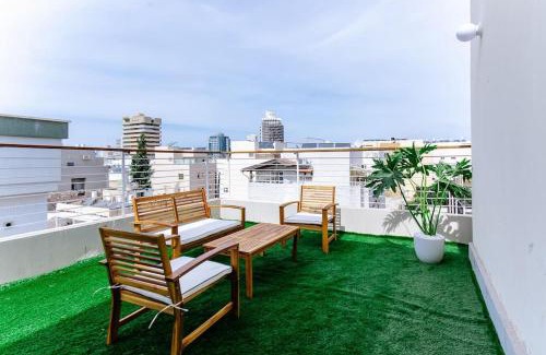 Tel Aviv City Center Apartment | Amazing spacious Duplex with balcony and MAMAD