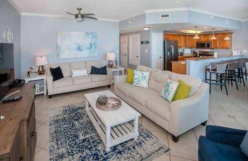 Gulf Shores Condo | Amazing views from Sanibel on West Beach large balcony