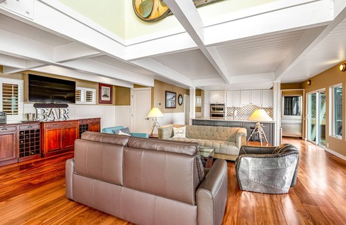 Rollingbay House | Amazing waterfront home with a fireplace, game room, fast WiFi, & washer/dryer