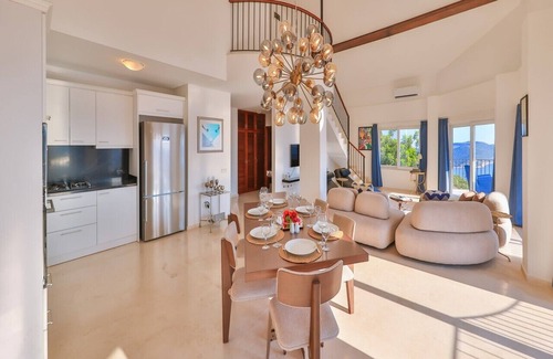 Kas Apartment | Ambassador Penthouse Kas with superb sea views and quiet luxury interiors.