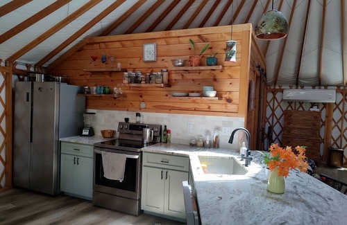 Brevard House | Amid the forest in the Land of the Waterfalls. Unique stay in Yurt on homestead