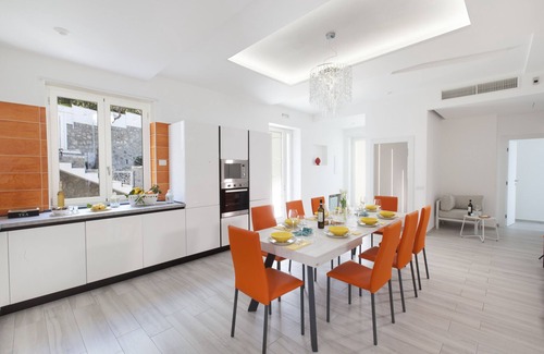 Marina del Cantone Villa | AMORE RENTALS - Villa Iside with Private Pool, Sea View, Jacuzzi and Parking