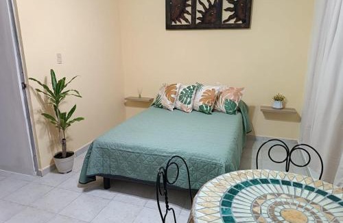 Cancun Apartment | Amplio cuarto con baño privado Casa Kuri