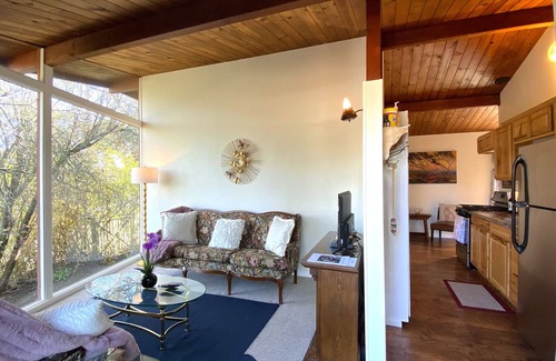 Lodge Hill House | An "Early California" Experience. The Redwood Hearts Cottage in Cambria