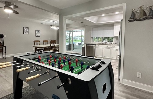 Palm Harbor House | Anchors Landing Waterfront Home | Dock | Foosball | Fire Pit | Close To The Beach | Dog Friendly