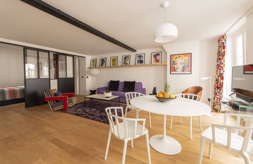 Quartier Sainte-Avoye Apartment | Andy, 2BR/2BA, 6 people