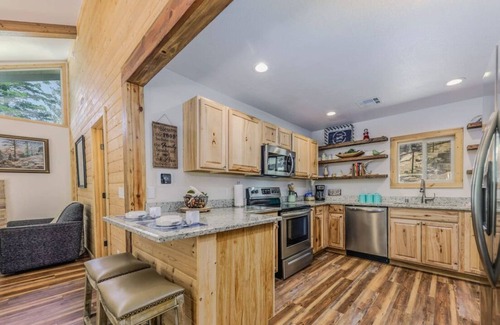 Ruidoso Cabin | Angel Falls- Riverside, Hot Tub, Game Room, Pets