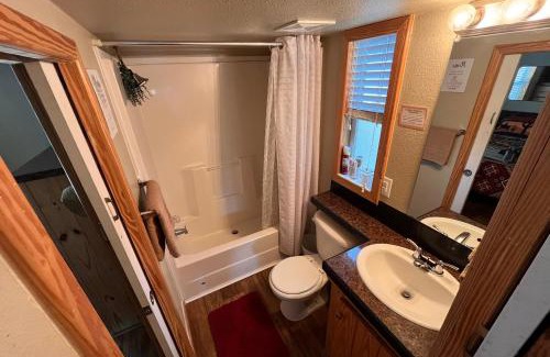 La Hacienda Estates Resort | Angelina Cabin - Hot tub, heated pool, quite & relaxing