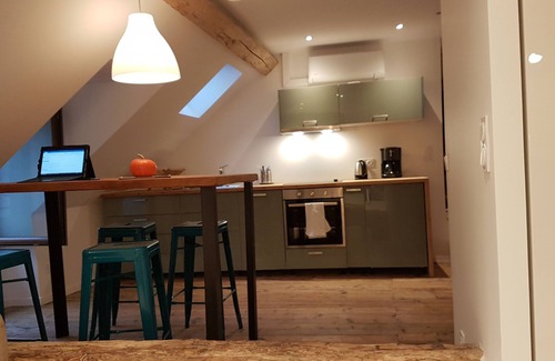 Annecy Old Town Apartment | Annecy, loft attic, old town, 3mns from the lake, balcony