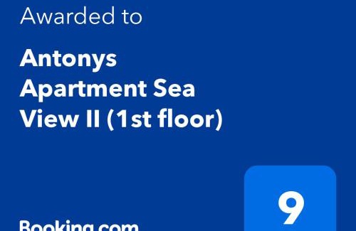 Livadi Apartment | Antonys Apartment Sea View II (1st floor)