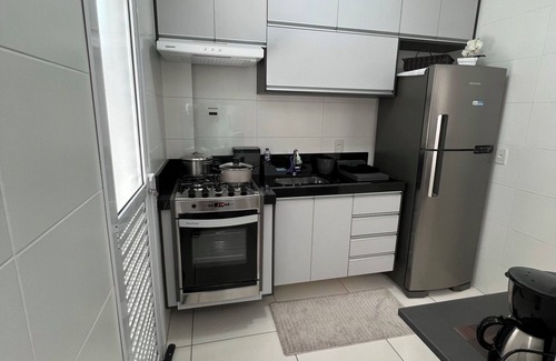 Canto do Forte Apartment | Apartment with backyard and gourmet area Beautiful and cozy in Canto do Forte!