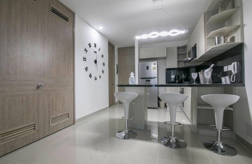 Bocagrande Apartment | Apartamento de lujo nuevo de 1 habitacion bocagrande Cartagena Jacuzzi y Piscina