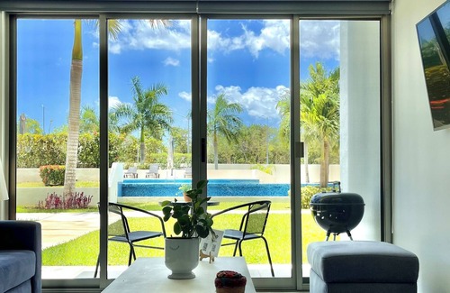 S.M. 57 Apartment | Apartamento en Cancún en Planta Baja y Hermosa Vista a la Alberca