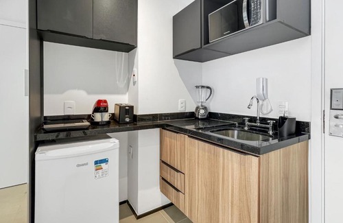 Bela Vista Apartment | Apartamento na Frei caneca próximo ao Shopping com CoWorking e Piscina