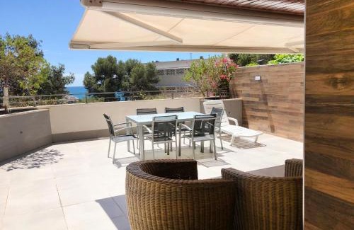 Salou City Centre Apartment | Apartamento Playa Capellans - Gran terraza