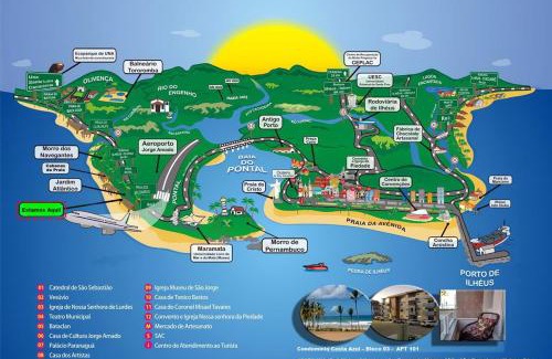 Sao Francisco Apartment | Apartamento vista para o mar Ilhéus