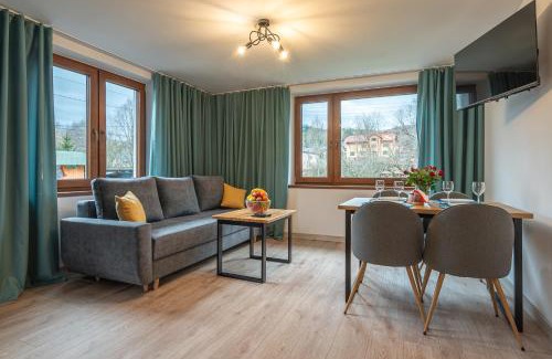 Wisla Apartment | Apartamenty Wisła Krzywa 8, wanna z hydromasażem, basen zewnętrzny