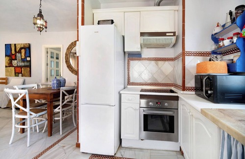 El Puerto de Santa Maria Apartment | Apartment 'Magnificent Beachfront Flat' with Sea Views, Private Terrace and Wi-Fi