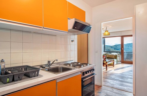 Schonach im Schwarzwald Apartment | Apartment 'Ferienwohnung Angela' with Mountain View, Balcony and Wi-Fi