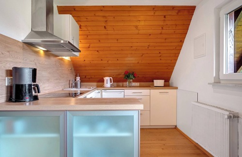 Schonach im Schwarzwald Apartment | Apartment 'Schwarzwaldmädle' with natural pool, garden and Wi-Fi