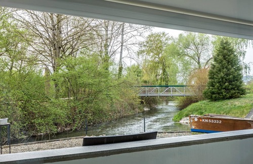Rielasingen-Worblingen Apartment | Apartment 4 in Apartment House “Aach Apart” near Lake Constance with Wi-Fi