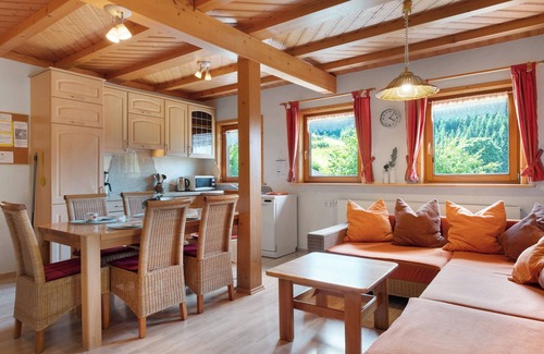 Triberg im Schwarzwald Apartment | Apartment '2' with Mountain View, Shared Terrace and Wi-Fi