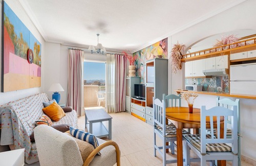 San Javier Apartment | Apartment 'Puerto Mar 3' with Sea View, Wi-Fi and Air Conditioning