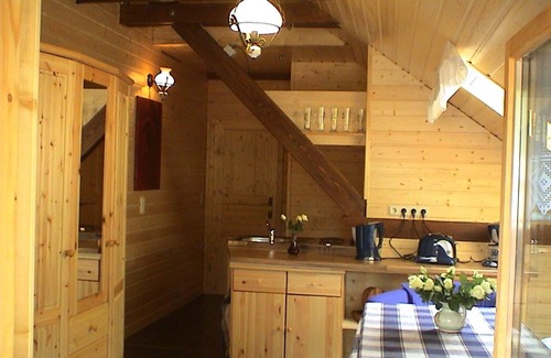 Altenbrak Apartment | Apartment 1 in log cabin style in the climatic health resort Altenbrak Harz with wellness oasis