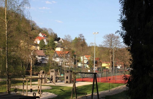Altenbrak Apartment | Apartment 1 in log cabin style in the climatic health resort Altenbrak Harz with wellness oasis