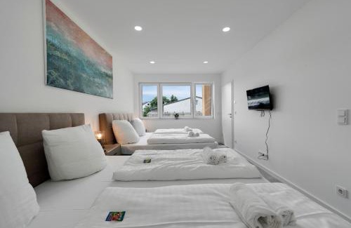 Vogelsang Apartment | Apartment 150QM 8 Personen Neuss, Düsseldorf mit Terrasse, Parkplatz, Küche