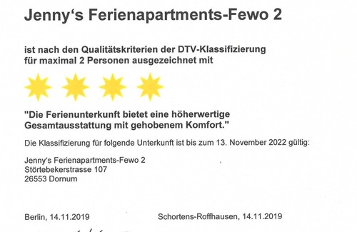 Dornumergrode Apartment | Apartment 2 - Jenny's Ferienappartements