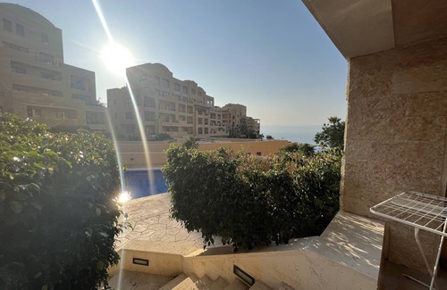Al Abdali Apartment | Apartment 2BR at Samarah resort- Dead Sea . Ground floor, beach access .