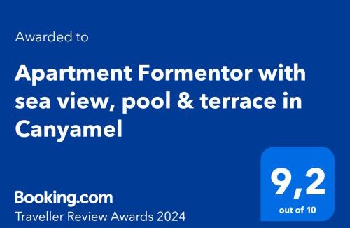 Canyamel Apartment | Apartment 4B Formentor sea view & pool in Cañamel