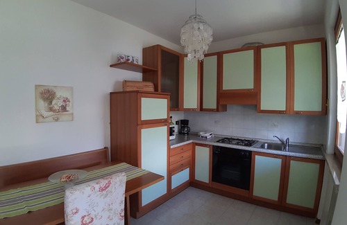Assenza Apartment | Apartment Agnese with lake view, swimming pool, garage and private garden.