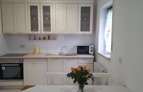 Bad Herrenalb Apartment | Apartment 'Alb Rosa 1' with Balcony and Wi-Fi