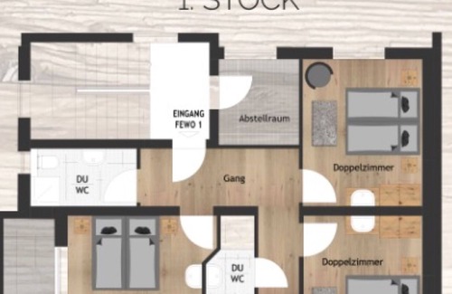 Burgstall Apartment | Apartment Alina 1 with Mountain View, Balcony & Wi-Fi