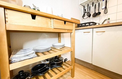 Wahren Apartment | Apartment am Auensee mit großer Terrasse & Privat-Parkplatz