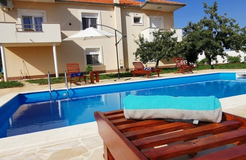 Municipality of Sukosan Apartment | Apartment Amelie-with pool and sauna