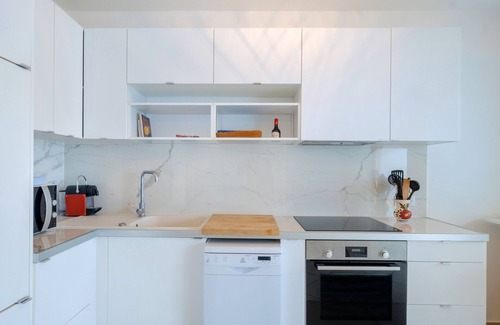Cros-de-Cagnes Apartment | Apartment 'Angelina 2 Rooms Sea View' with Sea View, Balcony and Wi-Fi