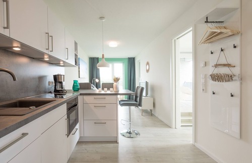 Norderhafen Apartment | Apartment Ankerplatz No. 7 on Nordstrand for up to 3 people