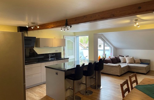 Hutzdorf Apartment | Apartment 'Antoniusblick' with Private Terrace and Wi-Fi